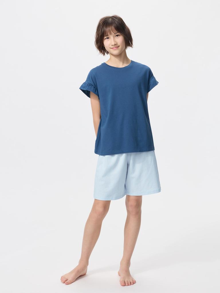 Uniqlo Japan Girls Air Rhythm Cotton Set