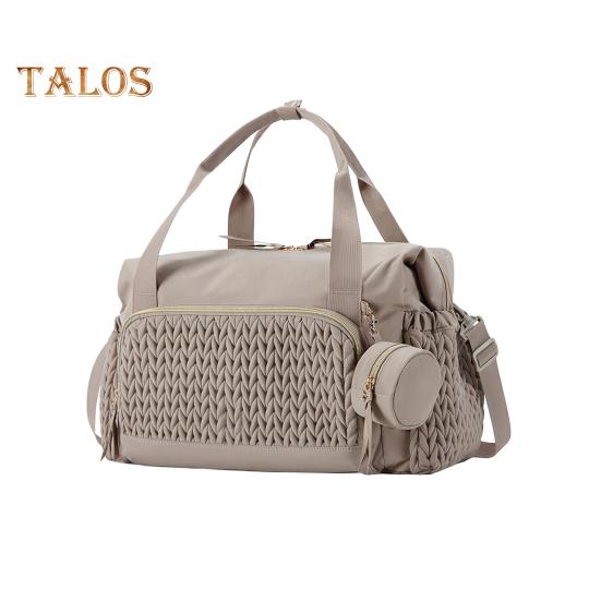 

Сумка для мамы с двойной ручкой, вместительная, с несколькими отделениями, с пеленальным столиком, водонепроницаемая, организованная сумка для хранения детских принадлежностей хаки