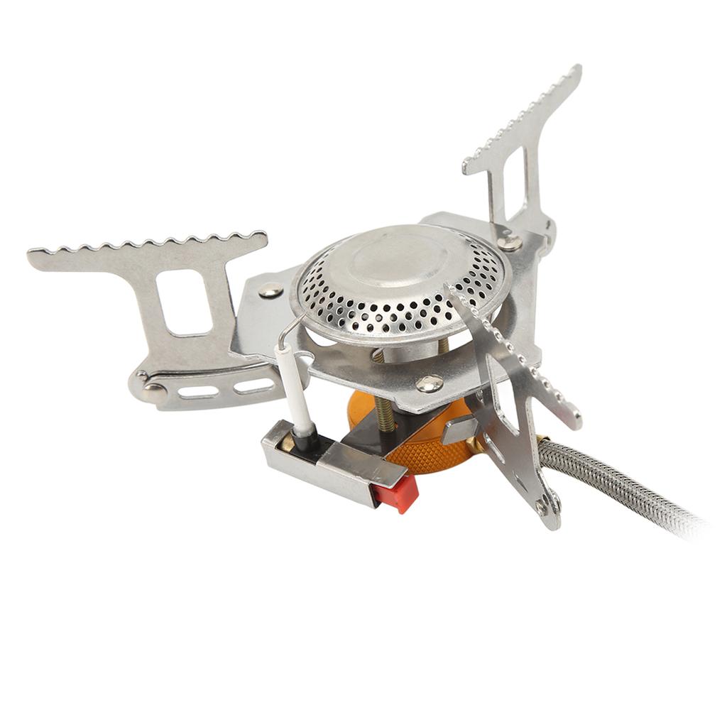 Portable Camping Stoves 3500W Foldable Backpacking Stove with Piezo Ignition for Outdoor Camping Hiking Cooking