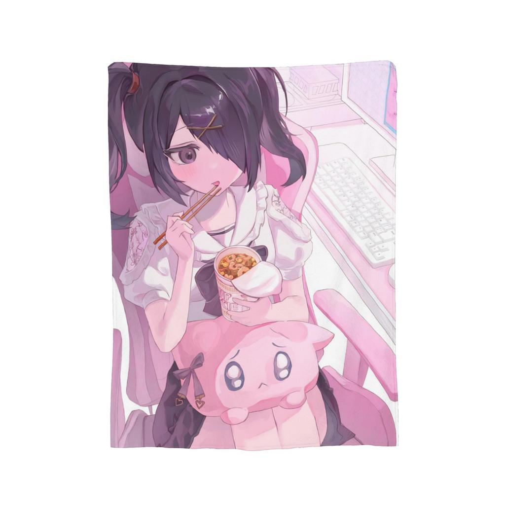 Фланелевые одеяла Ame Angel-Chan Для нуждающейся девушки Передозировка Модное плед для дивана постельного белья гостиной 200X150 см Покрывала