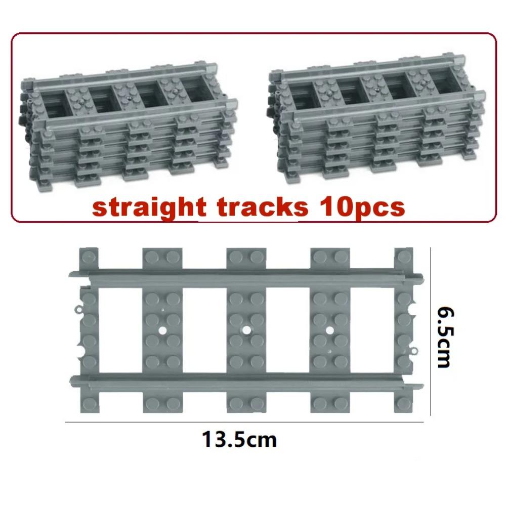 High-Tech MOC Train Motor Set 88002 Technical Building Block Train Carriage Base Tracks Power Functions Parts Kids Toys
