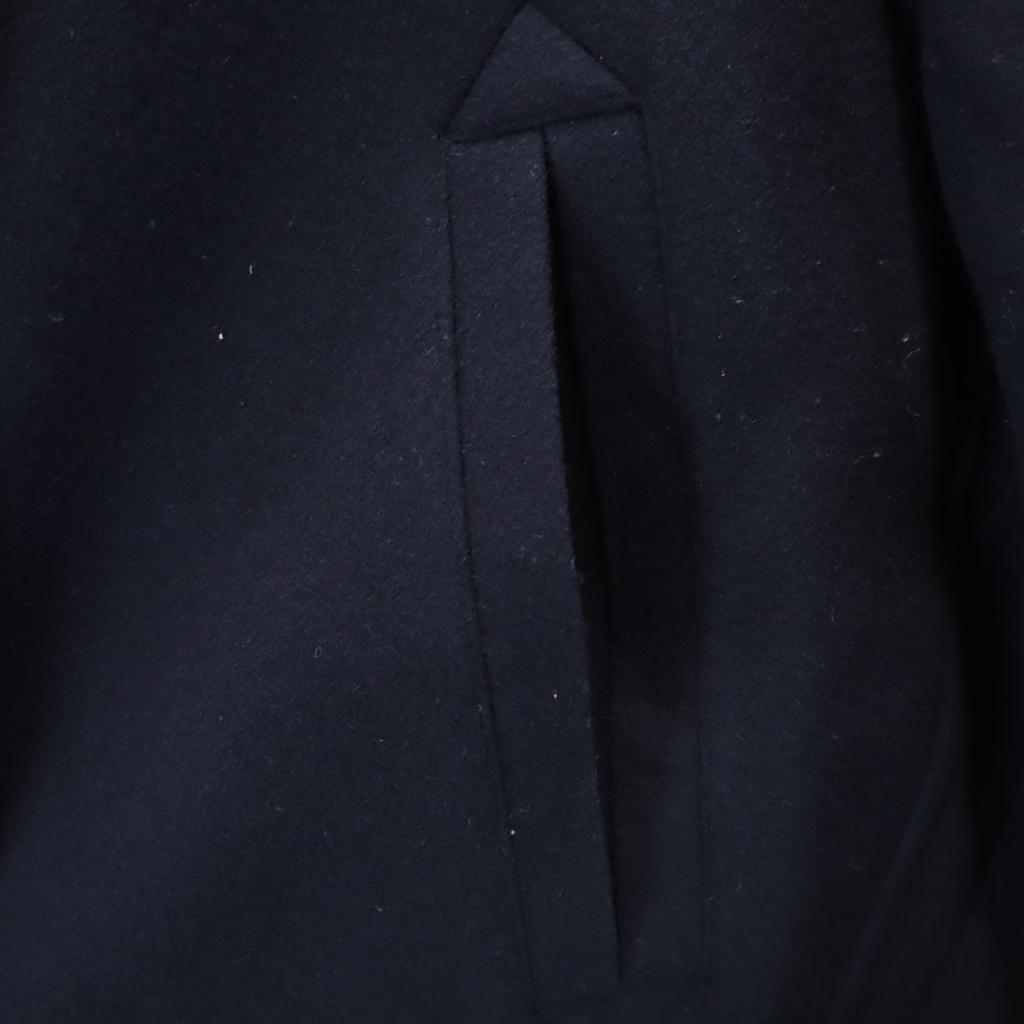 Uniqlo Wollmischung Doppelseitig Hemdjacke M Marineblau Damen Gebraucht