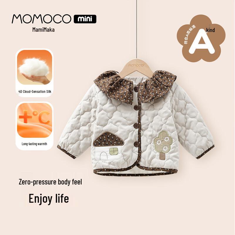 MOMOCO Toddler Girl s Casual Winter Padded Coat 80