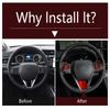 Steering Wheel Button Frame Decoration Cover Trim For Toyota Camry XV70 & Avalon 2018 -  Matte / Carbon Fiber Accessories