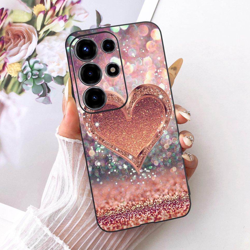 Bow Love Heart Pattern Cute Cat Phone Case For Itel Super 26 Ultra S26 Ultra S688LN Casing Soft TPU Silicone Shockproof Cover