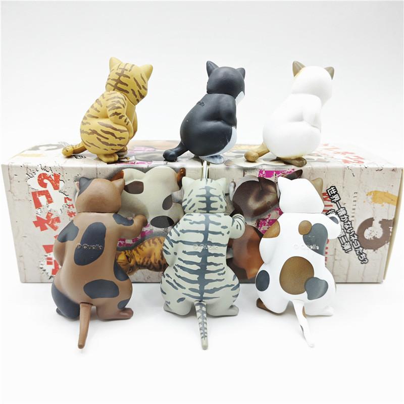 Fierce Looking Bad Kitty Series Two Blind Box Vicious Crouching Calico Cat Pvc Toy Figure