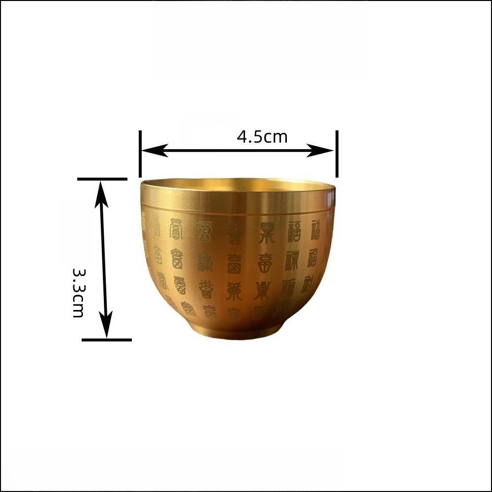 Schüssel Schatz Kupfer Becken Reichtum Opfer Gute Statue Geld Glück Shui Feng Porsperity Glück Schalen Chinesischen Goldenen Messing