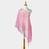 Premium Women Tassel Elegant Ladies Party Shawl Gold Silver Shimmer Wedding Stoles Glitter Golden Beach Smock Metallic Scarves