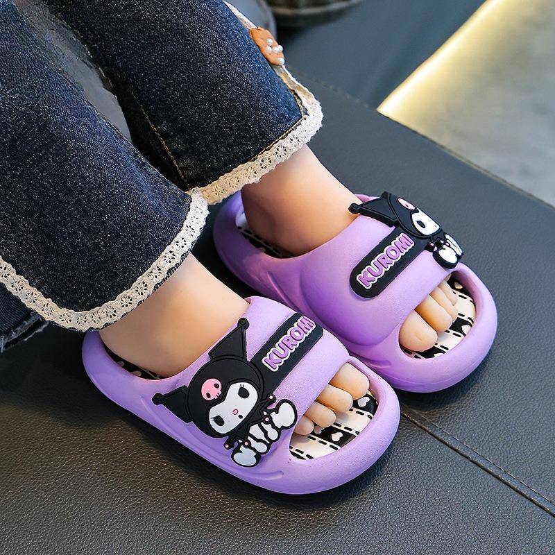 Cartoon Shoes, Flip-flops for Girls, Anti-slip Soft Sole, Breathable