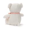 FLUFFYFUN Organiczna Bawełna Dziecięcy Pluszowy Miś 100% Zabawka, 16,5 cm (Biały)