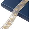 10 Yards Length Organza Embroidery Lace Woven Belt Sewing Frill Edge Lace Ribbon Flower Pattern Mesh Rope Trim Skirt Accessories