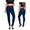 High Waist Elastic Jeans For Women