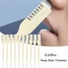 5PCS/10PCS Double Sided Nose Hair Trimmers Cleaning Nose Hair Trimmer Portable Ear Scoop Hair Scraper Shaving Nose Hair Trimmer