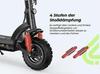 Elektroroller Faltbarer Isinwheel GT2 Straßenzulassung 500W Motor 20Km/h Höchstgeschwindigkeit 48V 15AH 80Km Reichweite Neu