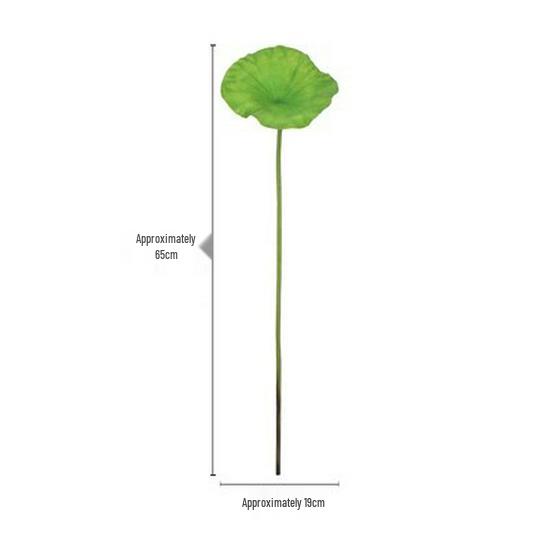 

Standing Lotus Leaf Ornament for Fish Tanks - Artificial Lotus Flower Decoration