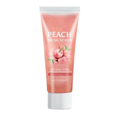 Peach Facial Scrub Deep Cleansing Soothing Exfoliating
