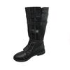 TEMU Skywalker Boots Adult Men's Force Knight Black Boots Shoes Halloween Cosplay