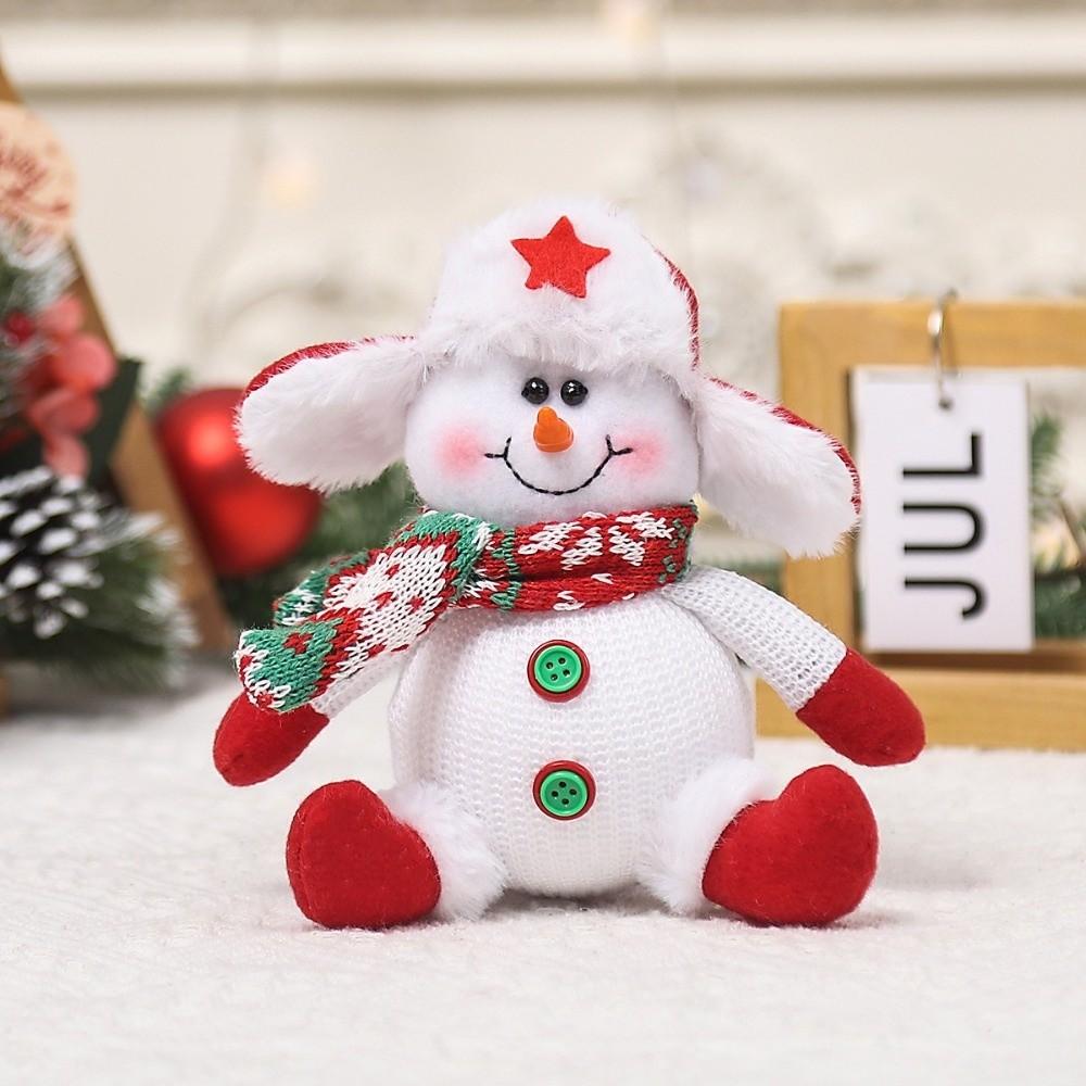 Elk Santa Claus Pendant Snowman Merry Christmas Decoration Holiday Party Supplies