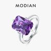 Modian Instagram New Classic Fashion 925 Silver Luxury Rings For Women Anniversary Engagement Jewelry Silver Ring Anel