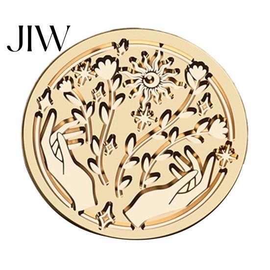 Creative Gift Packaging Vintage European Magic Themed Wax Seal Stamp Head, Solid Brass Exquisite Handmade Letter Sealing Engraved Head for Journal