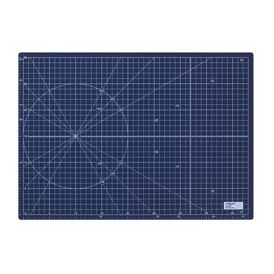 OLFA Skärare Marinblå 223BSNV Dubbelvikt Skärmatta, A3, (Endast kontorsmaterial)