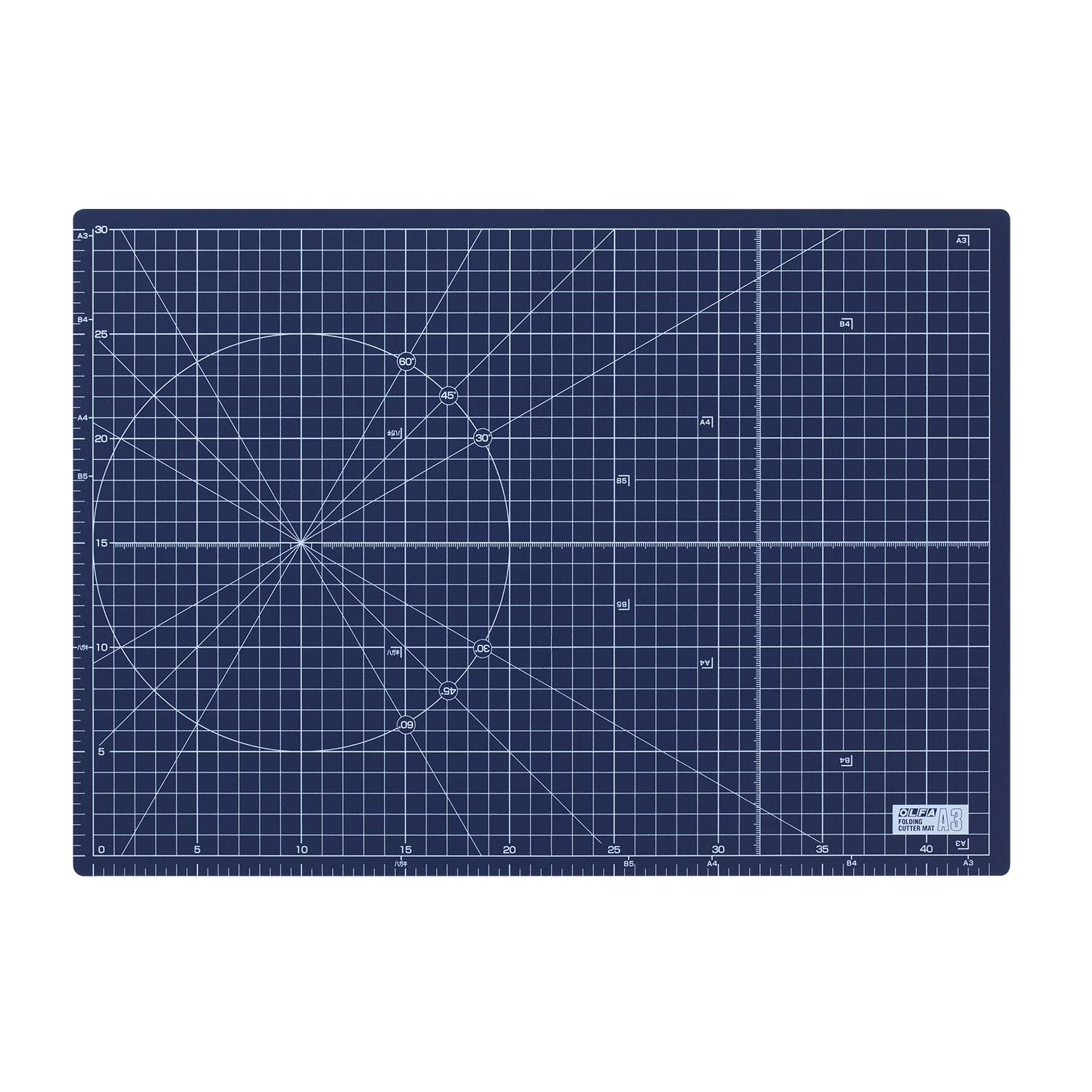 

OLFA Cutter Navy 223BSNV Bi-Fold Mat, A3, (Stationery Only)