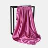 90Cm Solid Colors Neckerchief Hijab Scarf For Women Silk Satin Headband Hair Scarves Female Square Shawls Head Scarfs For Ladies