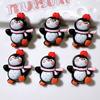 10 Stück Harz Bunt Niedlich Panda Hase Bär Pinguin Hund Flache Rückseite Stein Cartoons Sammelalbum Figurinen DIY Dekor Zubehör Bastelbedarf
