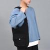 Summer Casual Waistcoat Bag Adjustable Shoulder Straps Solid Color Vest Bag Pockets Zipper Placket Outdoor Shoulder Backpack