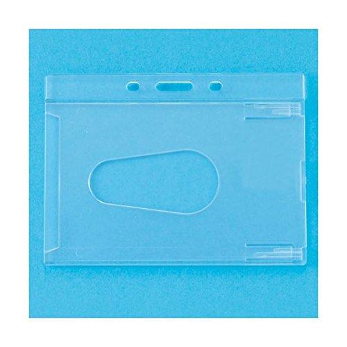 Open Industrial Name Badge Case, Hard Type, ID Card Size, NB-43, 10 Badges Per Pack, 5 Sets