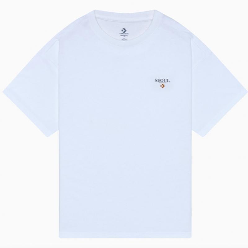Converse CoTTon Bungeoppang Seoul CiTy T shirT Black Mch647 023