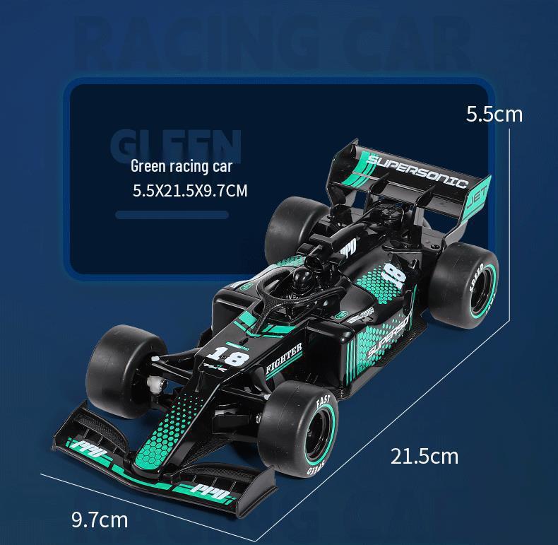 Rechargeable High-Speed F1 Remote Control Drift Car Toy with Electric Spray for Kids