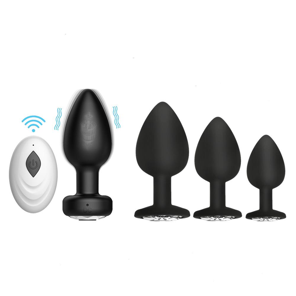 10 Modes Anal Plug Vibrator Wireless Remote Control Butt Anal Plug Female Massager Masturbator Adult Sex Toys For Women Men Gay