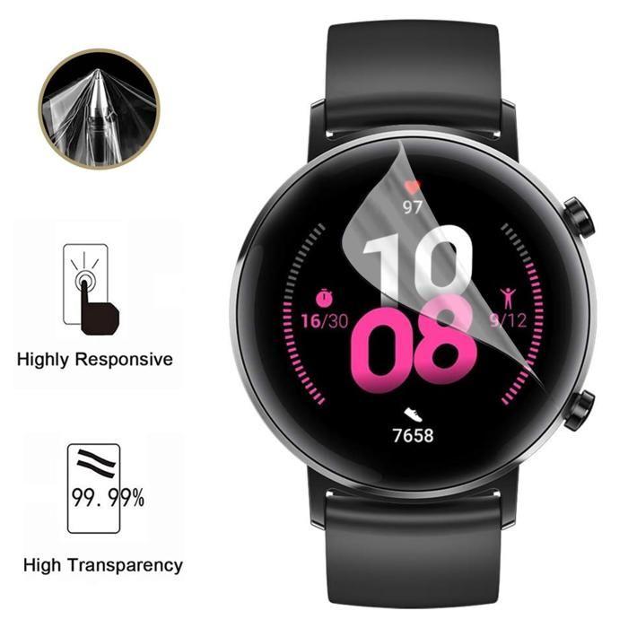 Protection écran pour Huawei Watch GT2 - 42mm [Pack 6] Film Plastique Protecteur Résistant Ultra Mince Phonillico