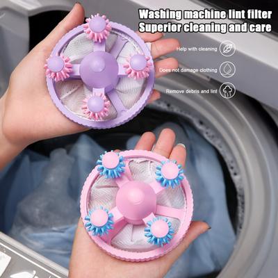 Filtro para Lavadora Reutilizable Diseño de Malla Recolector de Pelos Flotantes Limpieza Profunda Alta Eficiencia Removedor de Pelos de Mascotas
