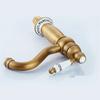 Antique Retro Faucet Bathroom Basin Taps Hot and Cold Rotatable Water Taps Ceramic Bathroom Sink Faucet Torneiras do banheiro