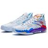 ANTA Shock Wave 5 Basketball Shoes Men's Low Top Blue Purple 112541106R-1