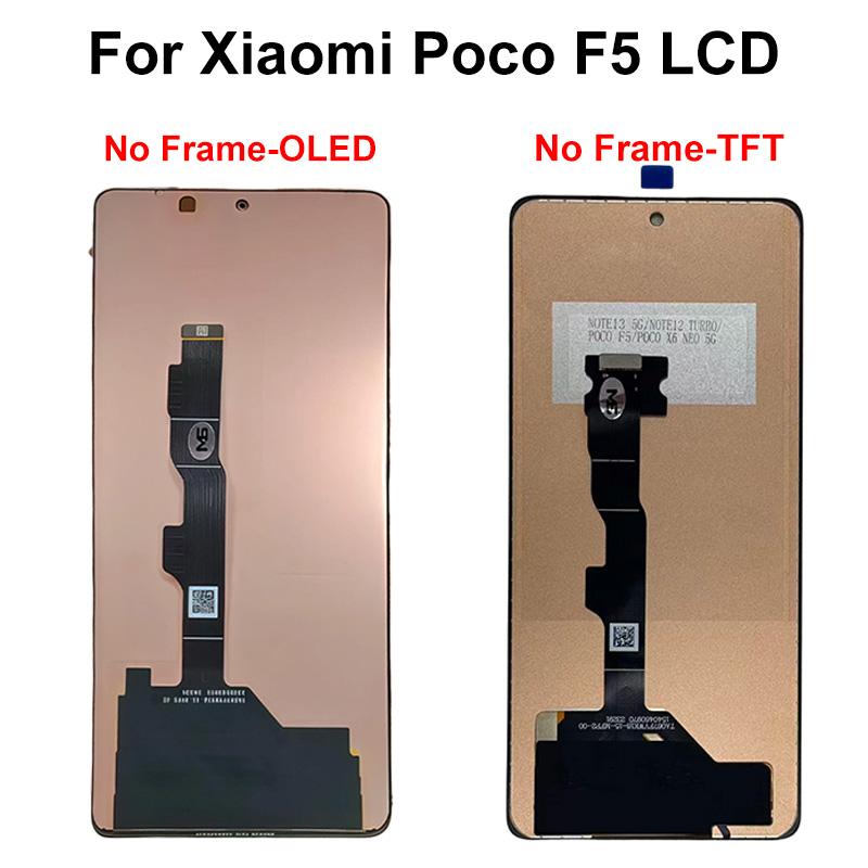 AAA++ OLED For Xiaomi Poco F5 Pro LCD Touch Screen 23049PCD8G Display Digitizer For Poco F5 LCD 23013PC75G Replacement Parts 1