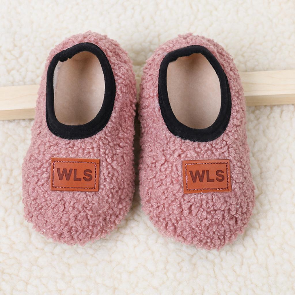 Children's Cotton Slippers, Winter Hairy Shoes, Women's Baby Slippers, Indoor Home Bags, And Cotton Shoes For Warmth