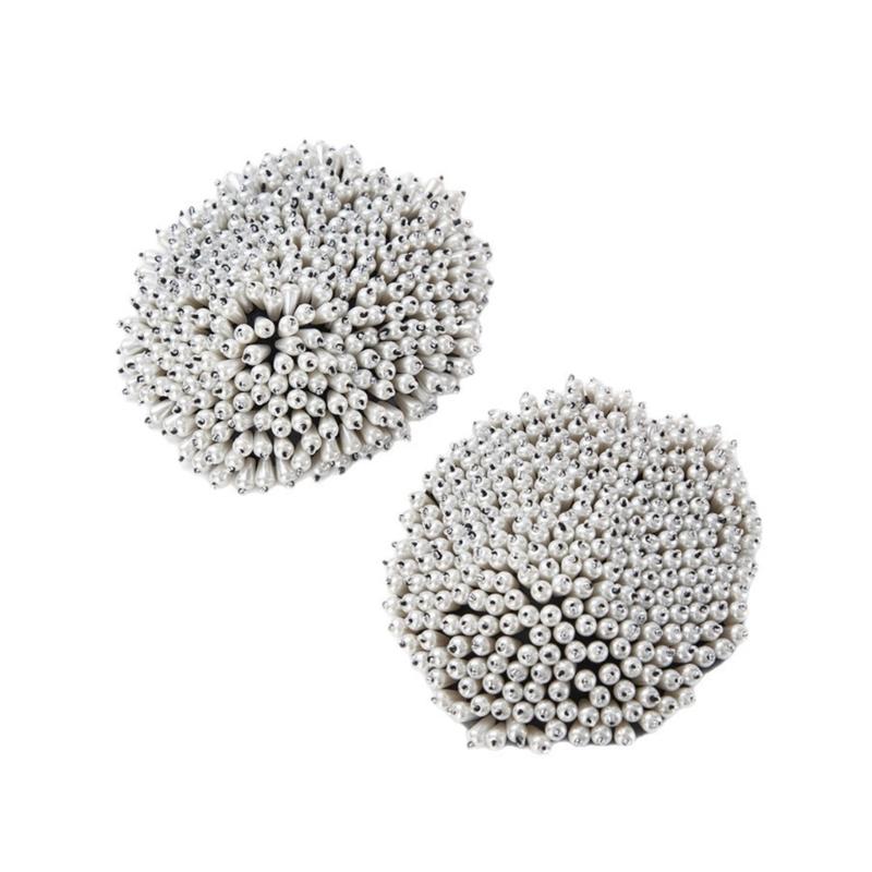 Premium Imitation Pearls Embellished Shoulder Pads Comfort for Business Event Weddings Uniforms