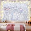 Kawaii Home Decor Wall Hanging Tapestry Anime Girl Tapestry Wall Bedroom Background Decor Cute Fashion Lady Tapestries