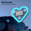 Solar Powered LED Heart Neon Light for Car Window Wireless Auto Atmosphere Lamp 5 Modes Car Interior Decoration with Suction Cups