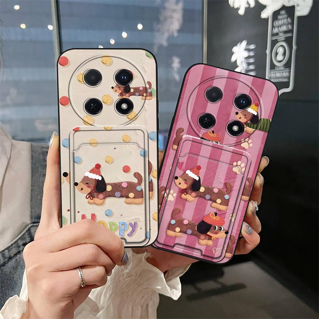 Back Cover Shockproof Phone Case For Huawei Enjoy70 Pro/Nova12i/Nova13i Anti-knock Card Bag Durable Protective Cute TPU