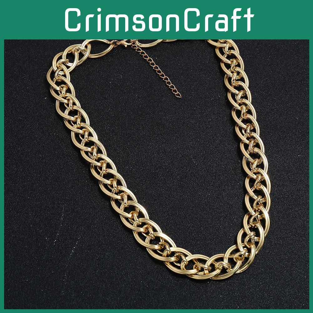 Gold Tone Geometric Necklace With Plating Unisex Jewelry Accessory For Gift Giving And Travel
