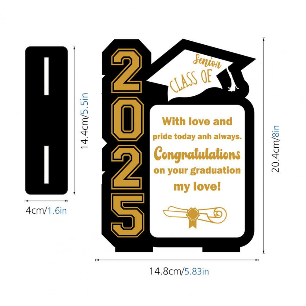 2025 Graduation Season Desktop Decoration Graduation Season Photo Frame  for Party Celebration