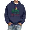 Men's Print Hooded Sweatshirt Long-Sleeve Casual Pullover Hoodie Hooded Sweatshirt