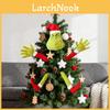 Weihnachts-Plüsch-Grinch-Spielzeug mit Plüschmaterial für Feiertagsdekoration und zum Verschenken