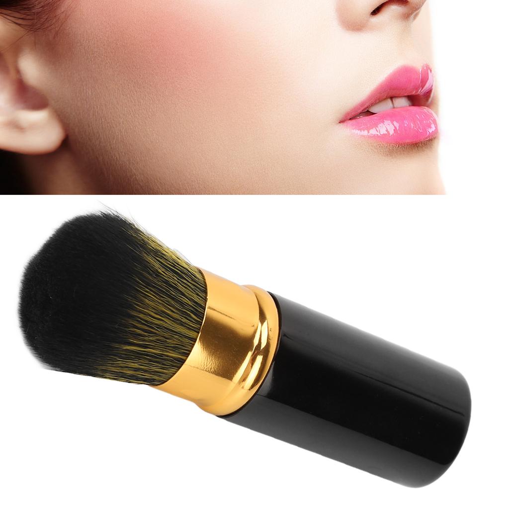 Retractable Makeup Brush Travel Portable Soft Hair Loose Powder Brush Cosmetic Tool for Makeup Artist