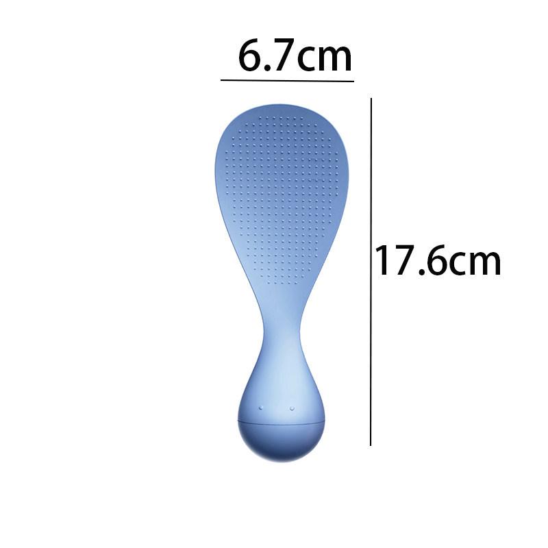 Heat-Resistant Non-Stick Stand-Up Rice Spoon for Kitchen Use