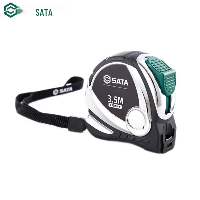 SATA Kaitai Series Rubber-Coated Steel Tape Measure 3.5M x 16MM